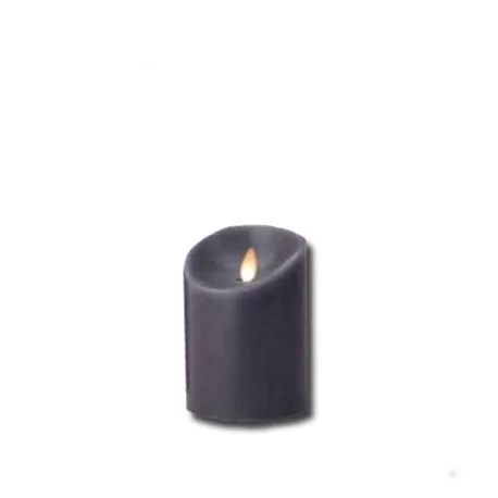 Candela piccola cenere a led con fiamma movibile - Luminara
