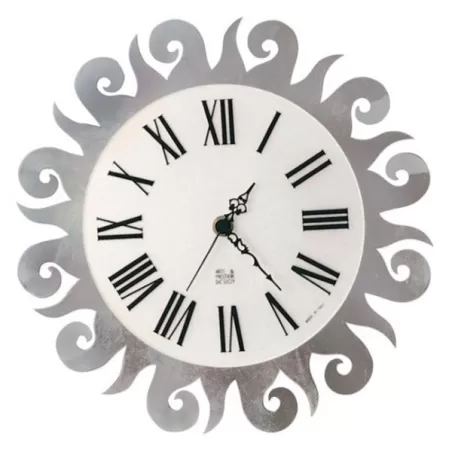 Orologio Sole, Foglia Argento - Arti e Mestieri