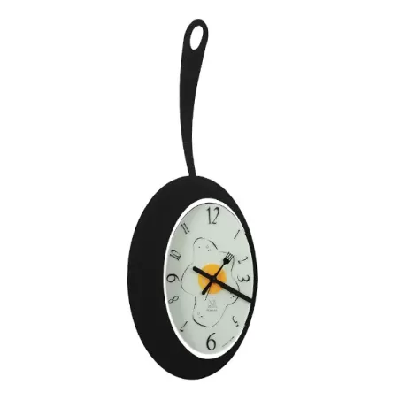 Orologio Omelette, Nero Goffrato - Arti e Mestieri