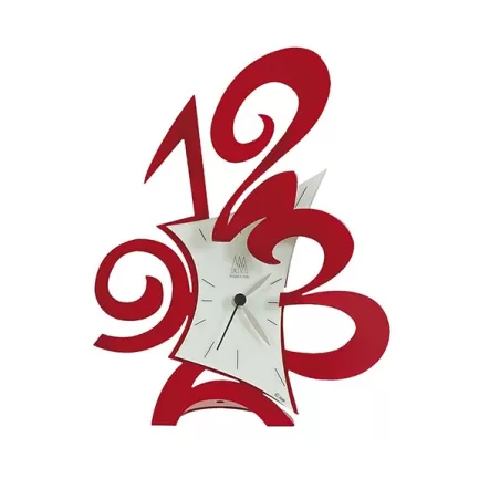 Orologio Robin da tavolo, Rosso - Arti e Mestieri