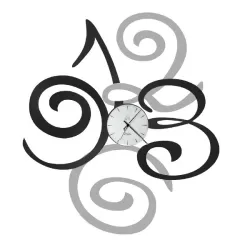 Orologio Filomena, Antracie e Alliminio - Arti e Mestieri