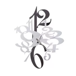 Orologio Up- Ino, Antracite e Alluminio - Arti e Mestieri