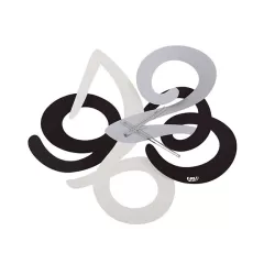 Orologio Scorpio, Nero, Bianco, Alluminio - Arti e Mestieri