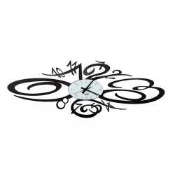 Orologio Burlesque, Nero Goffrato - Arti e Mestieri