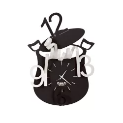 Orologio Chef, Nero e Bianco - Arti e Mestieri