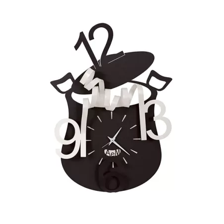 Orologio Chef, Nero e Bianco - Arti e Mestieri