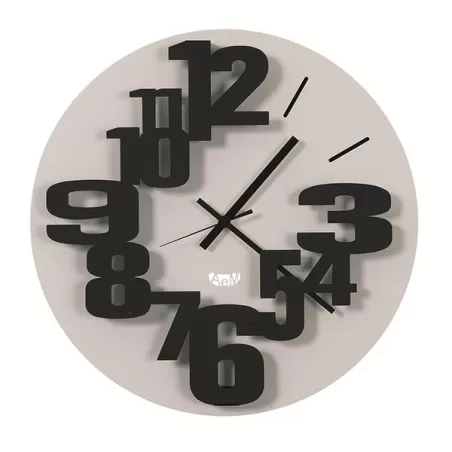 Orologio Big Perseo, Nero e Bianco - Arti e Mestieri