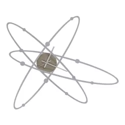 Orologio Atomo New, Alluminio - Arti e Mestieri