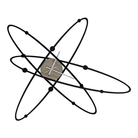 Orologio Atomo New, Nero - Arti e Mestieri