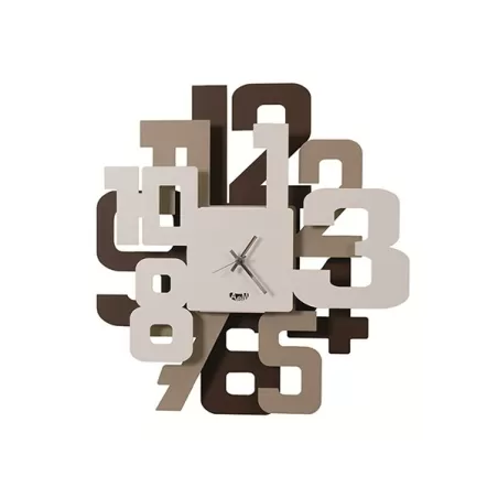 Orologio Sitter, Cortene, Beige e Bianco - Arti e Mestieri