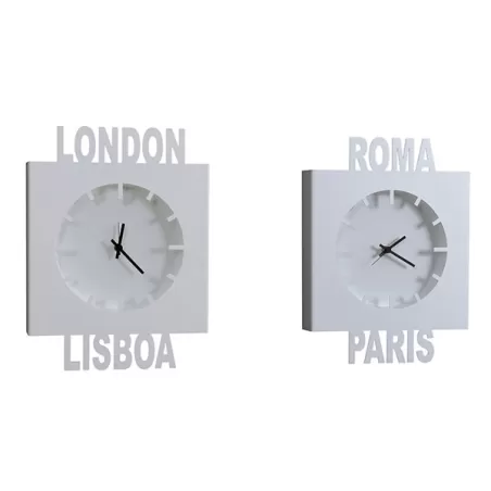 Orologio Con-Fusi, Bianco - Arti e Mestieri