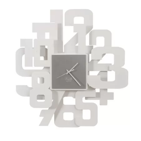 Orologio Big Sitter, Bianco - Arti e Mestieri