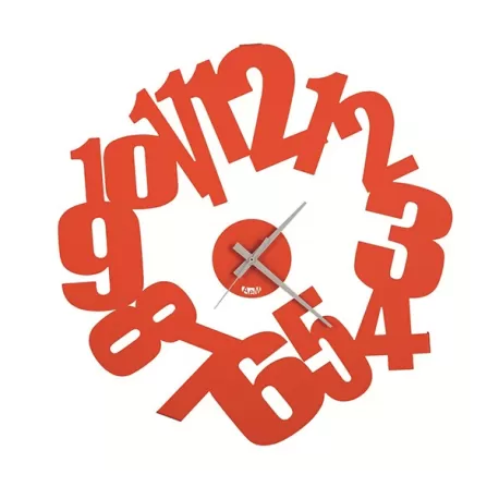 Orologio Block, Rosso - Arti e Mestieri