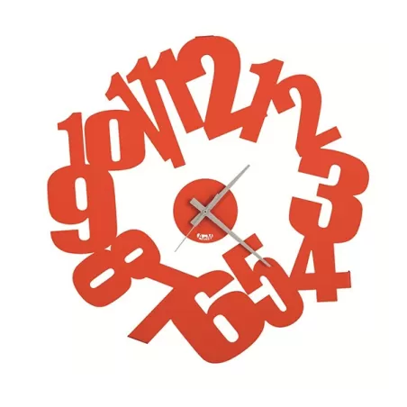 Orologio Block, Rosso - Arti e Mestieri