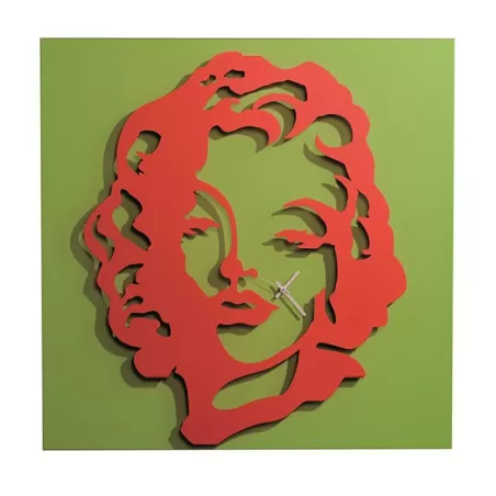 Orologio Diva, Rosso e Verde - Arti e Mestieri