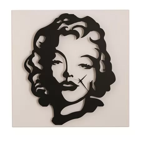 Orologio Diva, Bianco e Nero - Arti e Mestieri