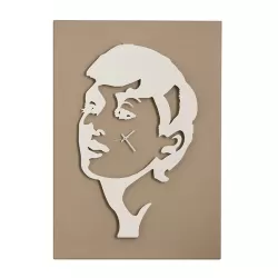 Orologio Star, Bianco e Beige - Arti e Mestieri