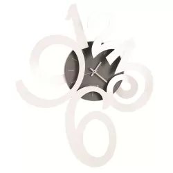 Orologio Erasmus Grande, Bianco - Arti e Mestieri