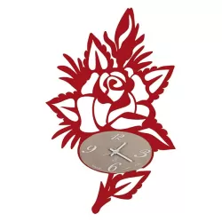 Orologio Rose Tatoo, Rosso - Arti e Mestieri