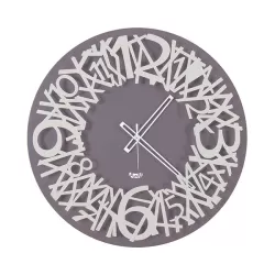 Orologio Twisted, Bianco e Lavanda - Arti e Mestieri