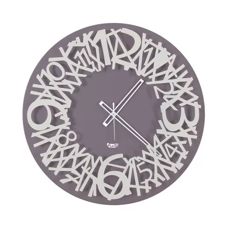 Orologio Twisted, Bianco e Lavanda - Arti e Mestieri