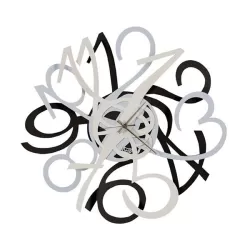 Orologio Ariel, Nero, Alluminio e Bianco - Arti e Mestieri