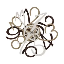 Orologio Ariel, Cortene, Bianco e Alluminio - Arti e Mestieri