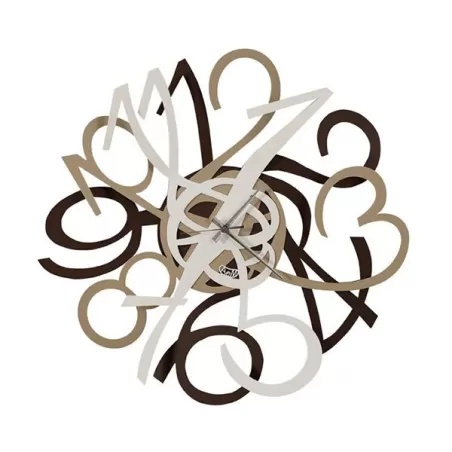 Orologio Ariel, Cortene, Bianco e Alluminio - Arti e Mestieri