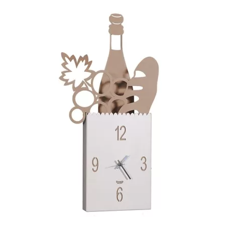 Orologio Shop Bag, Beige - Arti e Mestieri