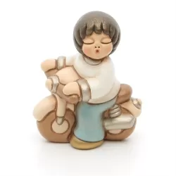 Bimbo su moto - Thun