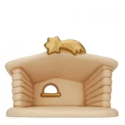 Capanna presepe classico, Champagne - Thun