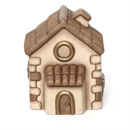 Casetta presepe classico, champagne - Thun