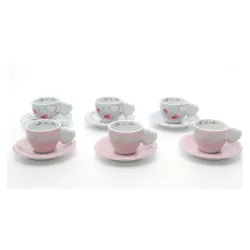 Confezione 6 tazzine espresso Amore - Thun