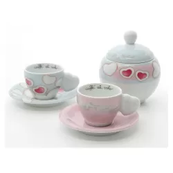 Set 2 tazzine espresso con zuccheriera Amore - Thun