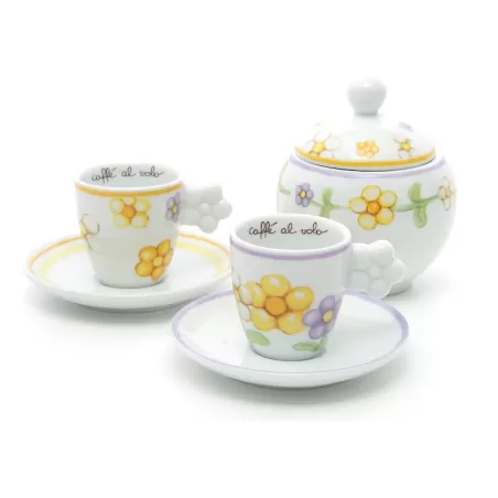 Set 2 tazz espresso con zuccheriera Dolcefiore - Thun
