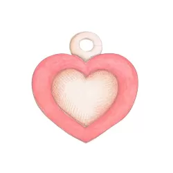 Confezione 3 chiudipacco cuore - Thun