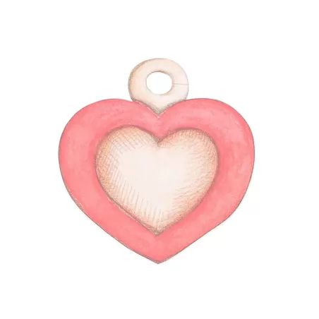 Confezione 3 chiudipacco cuore - Thun