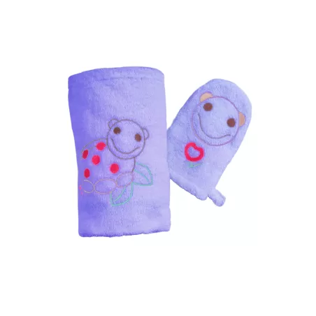 Confezione bagnetto Lalla girl (telo bagnetto, guanto in spugna) - Thun