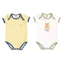 Confezione 2 body Teddy boy 3 mesi - Thun