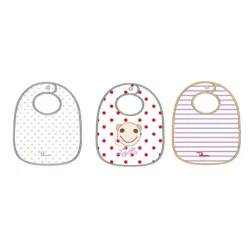 Confezione 3 bavaglini Lalla girl - Thun