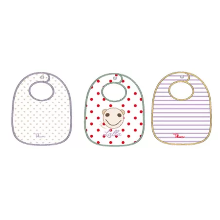 Confezione 3 bavaglini Lalla girl - Thun