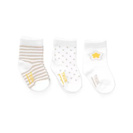 Confezione 3 paia di calzini corti Angel neutral 12 mesi - Thun