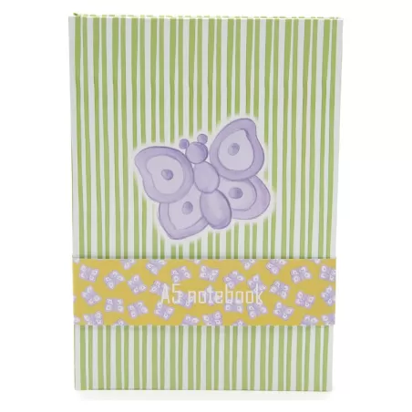 Quaderno a5 allover butterfly - Thun