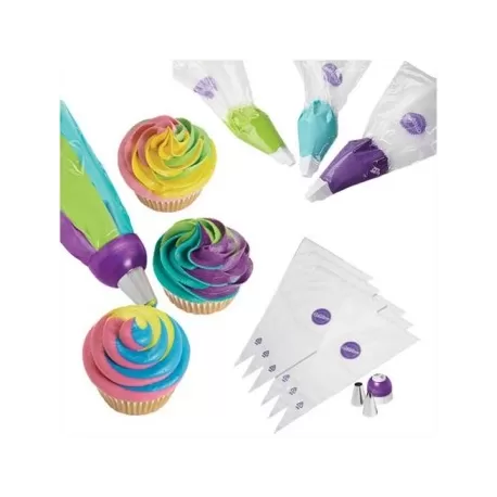 Kit 9 pezzi per decorazioni a tre colori - Wilton