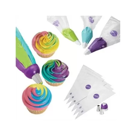 Kit 9 pezzi per decorazioni a tre colori - Wilton