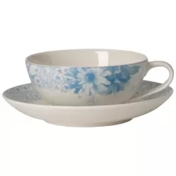 Floreana Blue Tazza te con piatto 2pezzi - Villeroy & Boch