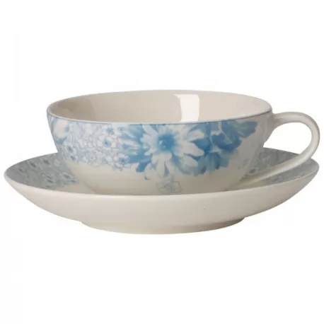 Floreana Blue Tazza te con piatto 2pezzi - Villeroy & Boch