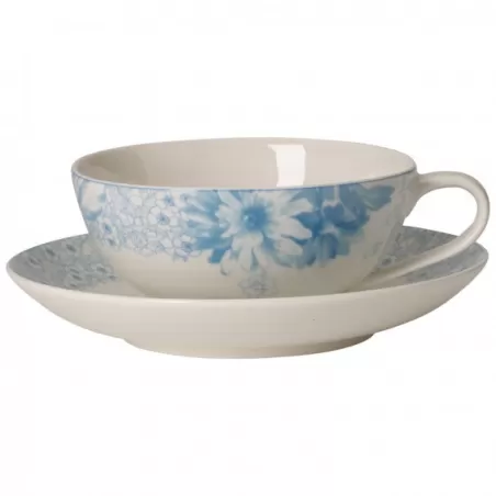Floreana Blue Tazza te con piatto 2pezzi - Villeroy & Boch