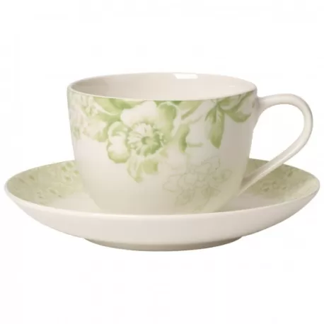 Floreana Green Tazza caffe con piatto 2pezzi - Villeroy & Boch