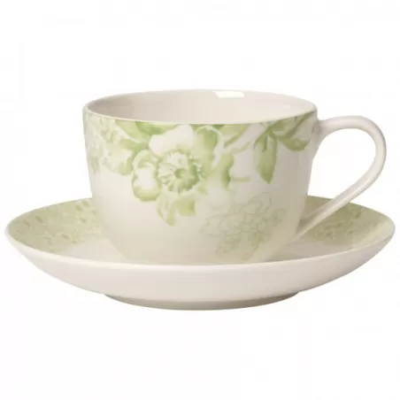 Floreana Green Tazza caffe con piatto 2pezzi - Villeroy & Boch